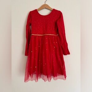 Hanna Andersson Holiday dress - size 120 (6/7)